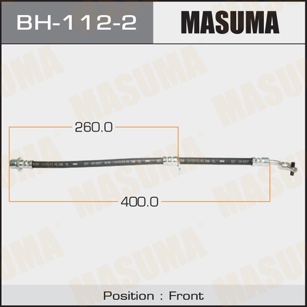 MASUMA BH1122 Шланг торм. пер. R