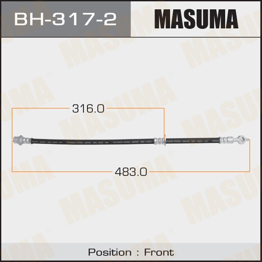 MASUMA BH3172 Шланг торм. пер. L