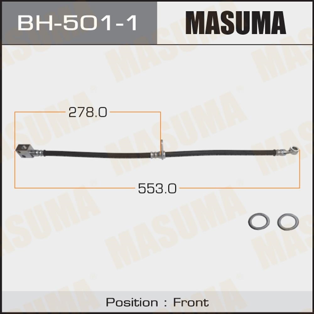 MASUMA BH5011 Шланг торм. пер. R