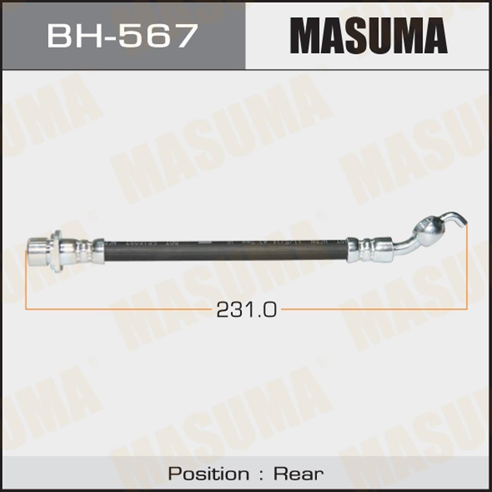 MASUMA BH567 Шланг торм. задн.