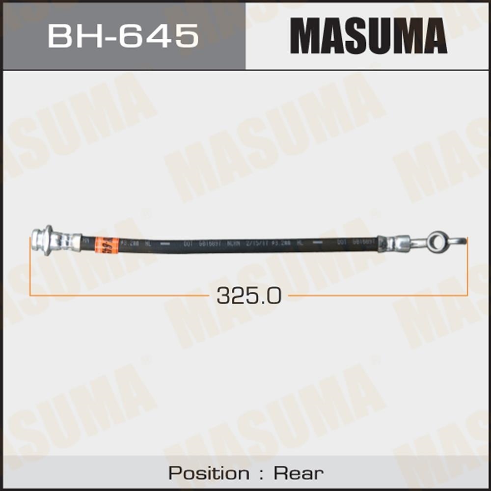 MASUMA BH645 Шланг тормозной зад. NISSAN TEANA (J32) 08-13
