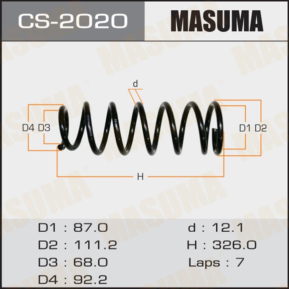 MASUMA CS2020 Пружина подвески