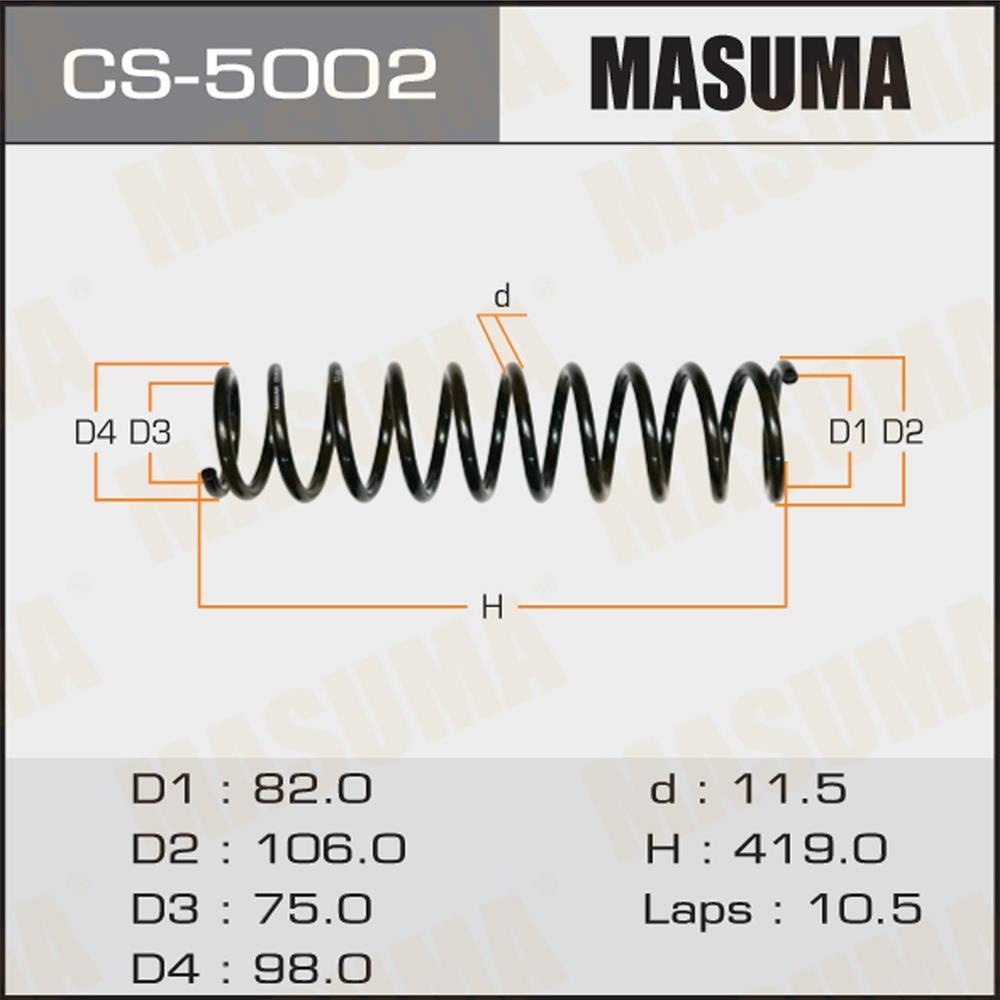 MASUMA CS5002 Пружина задн.