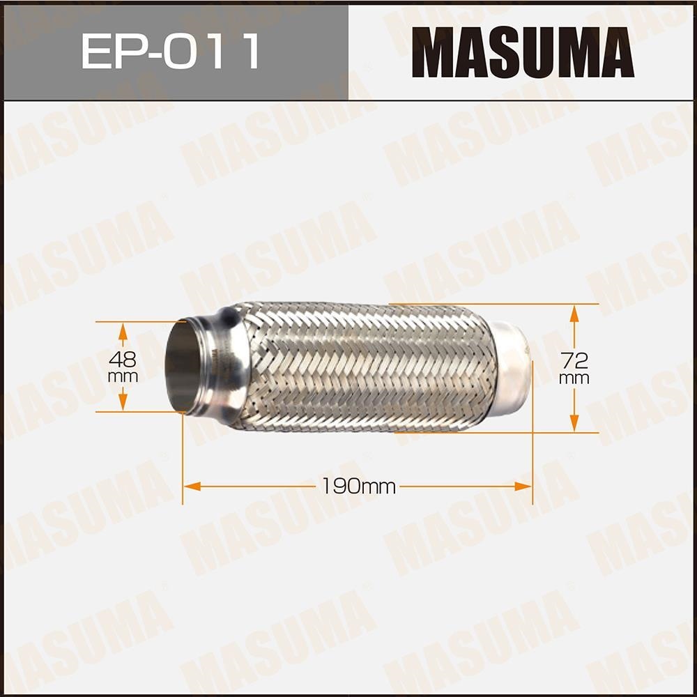 MASUMA EP011 Гофра глушителя 48X190