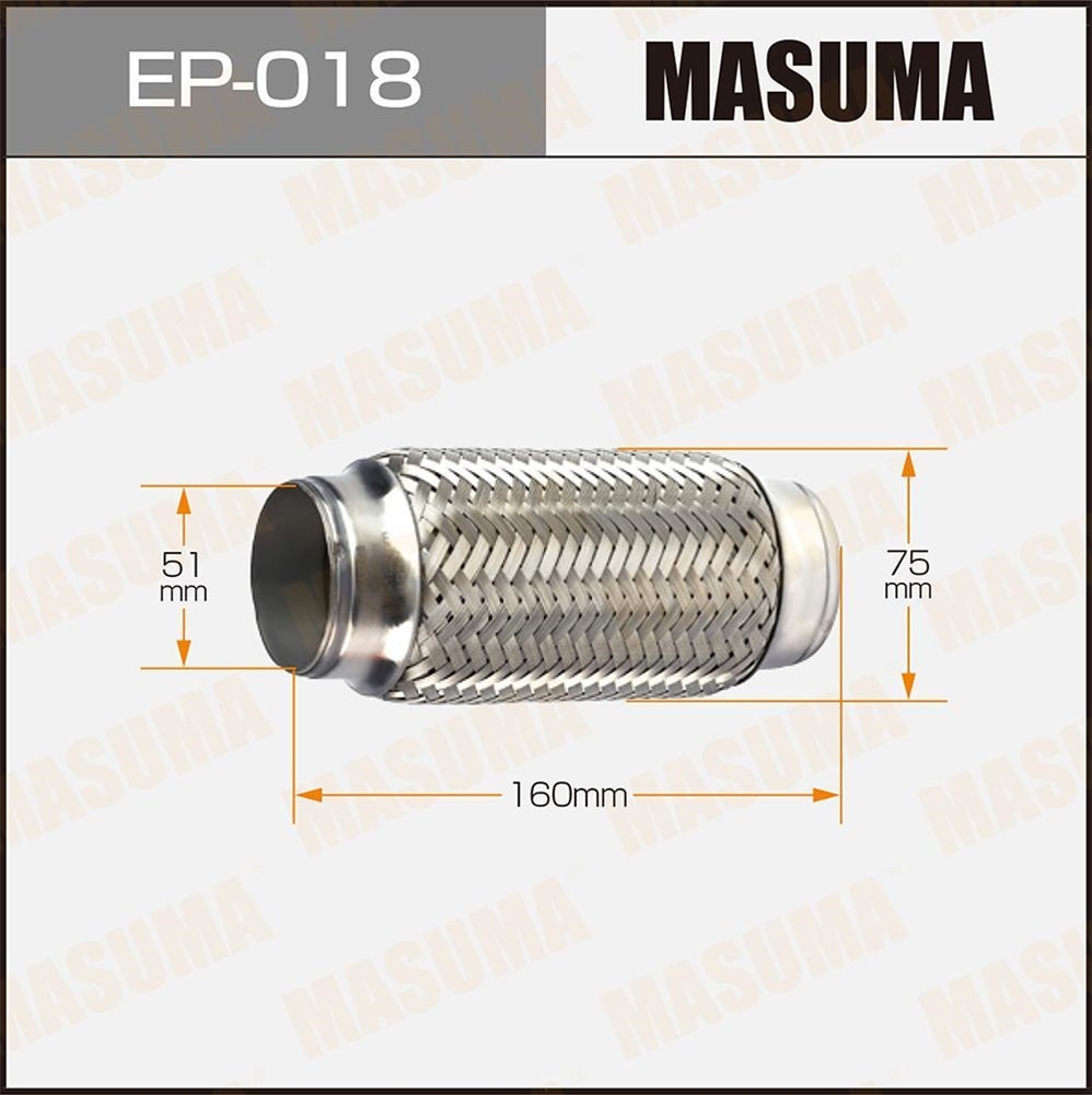 MASUMA EP018 Гофра глушителя 51x16