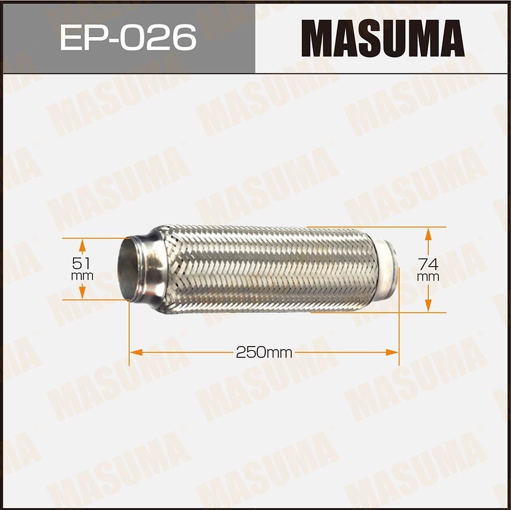 MASUMA EP026 Гофра глушителя 51x25