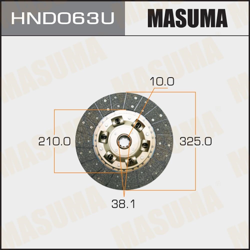 MASUMA HND063U Диск сцепления