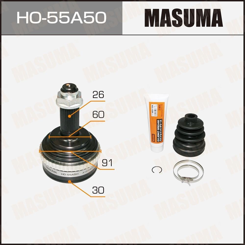 MASUMA HO55A50 ШРУС наруж. ком/кт