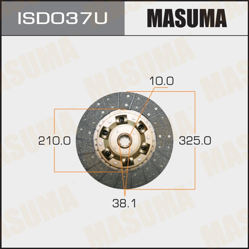 MASUMA ISD037U Диск сцепления [325 mm]