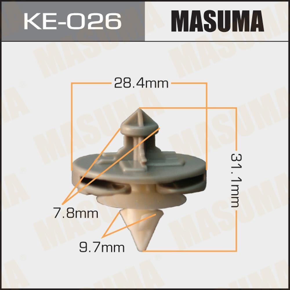 MASUMA KE026 Клипса автомобильная (автокрепеж)