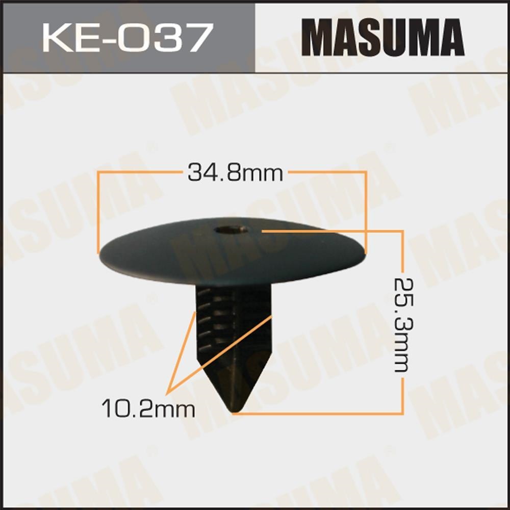 MASUMA KE037 Клипса автомобильная (автокрепеж) RENAULT подкрылка