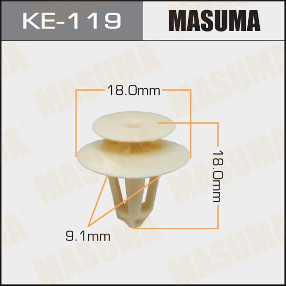 MASUMA KE119 Клипса автомобильная (автокрепеж)