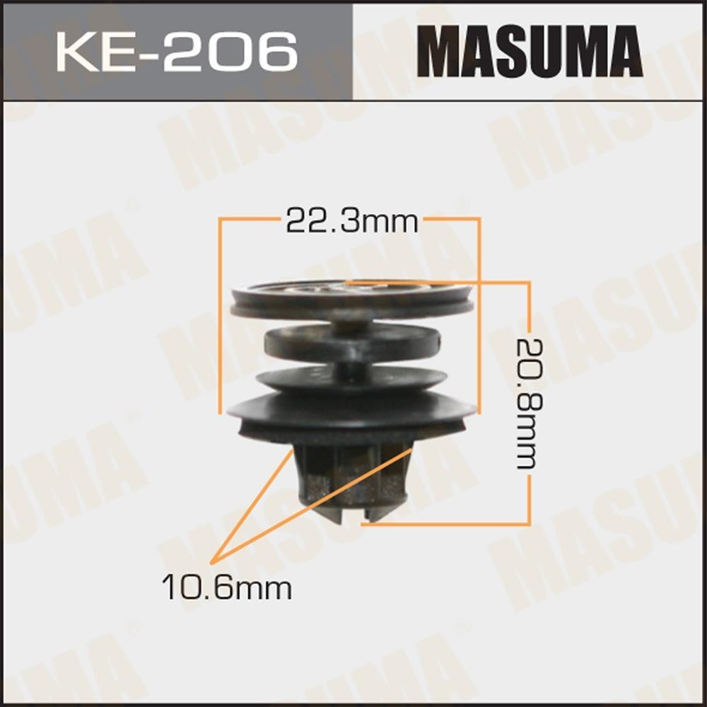 MASUMA KE206 Клипса автомобильная (автокрепеж)