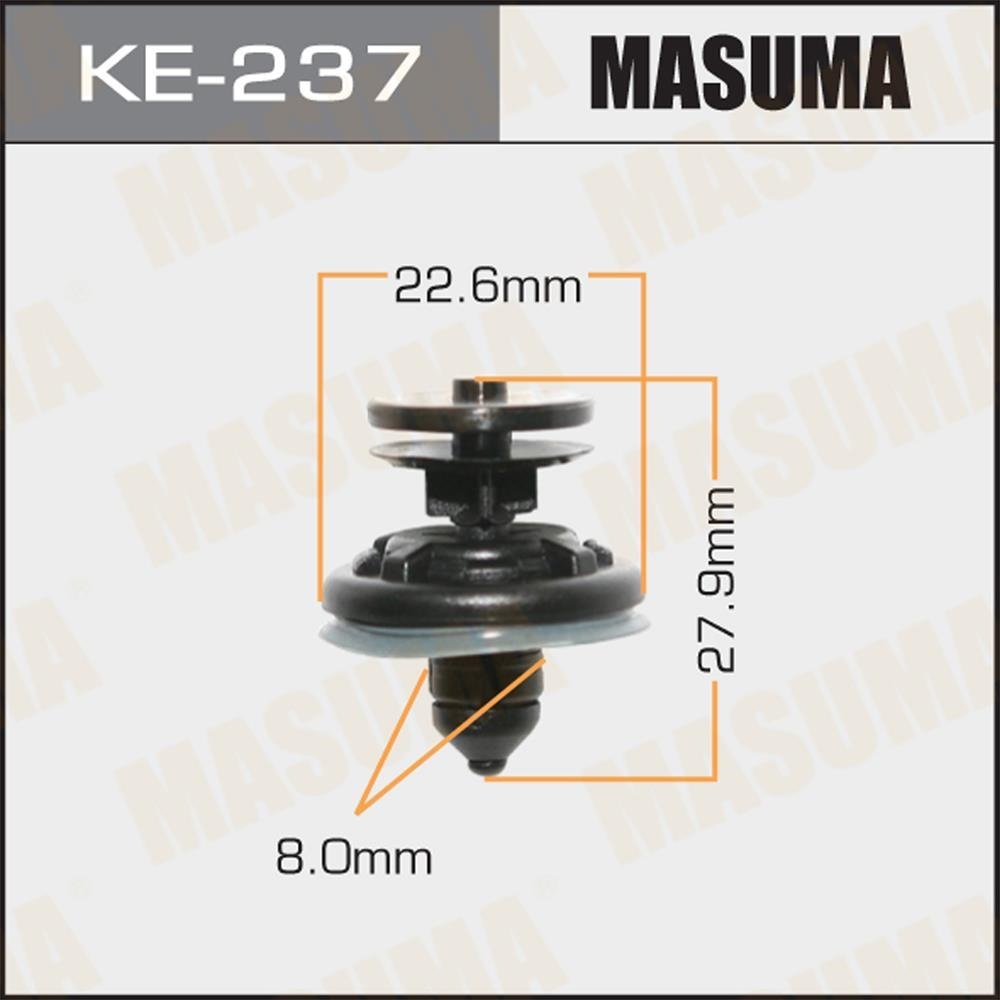 MASUMA KE237 Клипса автомобильная (автокрепеж)
