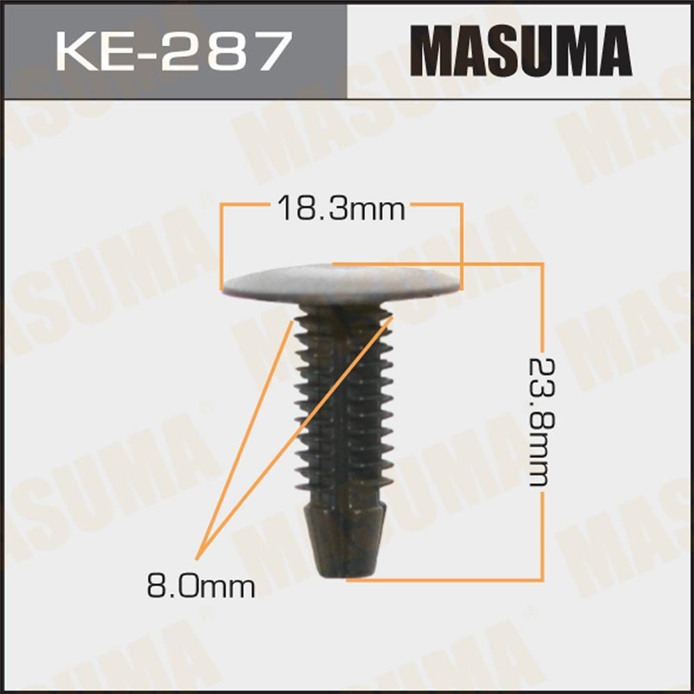 MASUMA KE287 Клипса автомобильная (автокрепеж)
