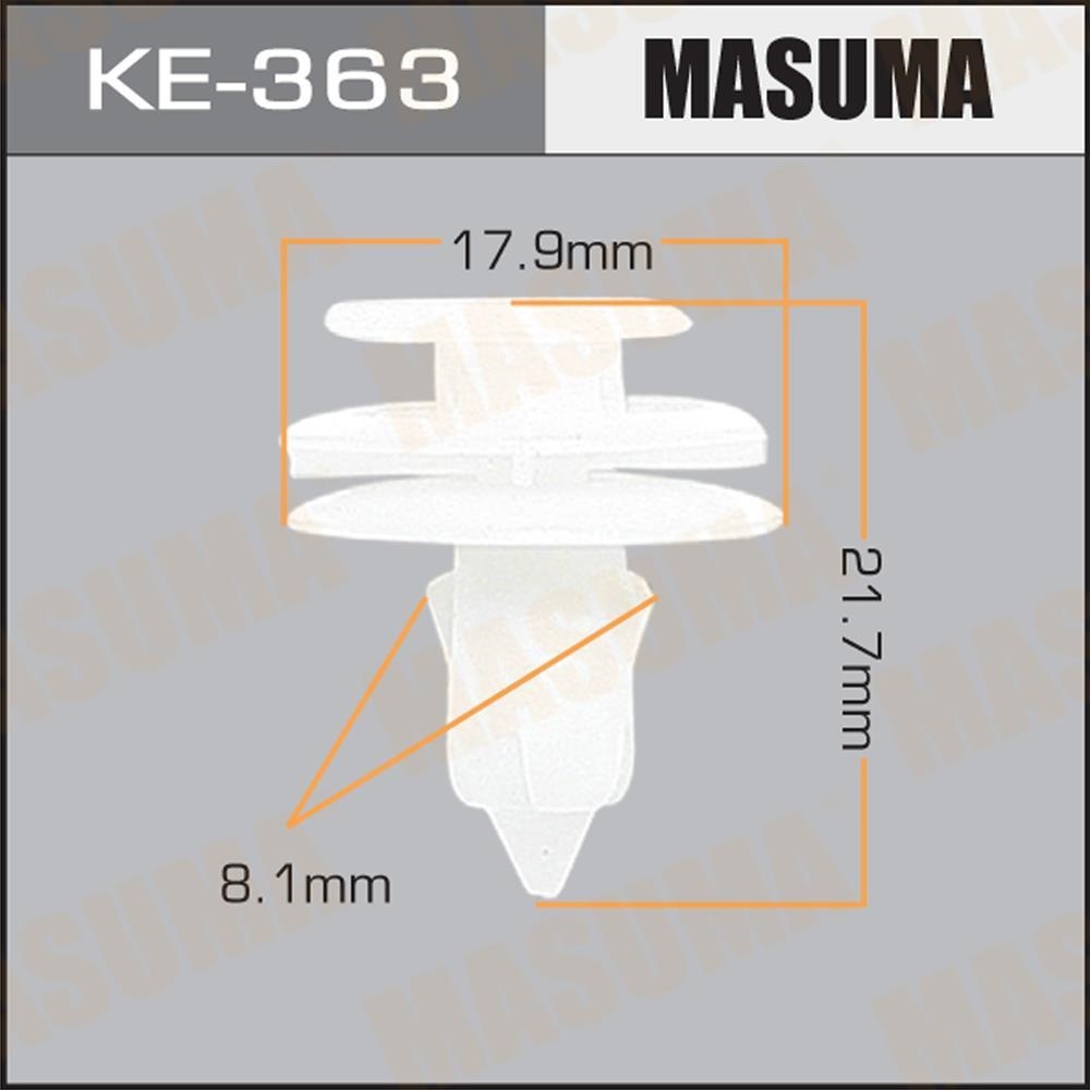 MASUMA KE363 Клипса автомобильная (автокрепеж)