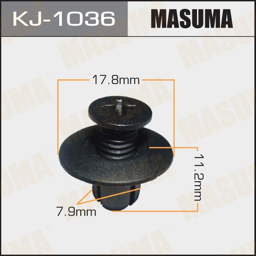 MASUMA KJ1036 Клипса автомобильная (автокрепеж)