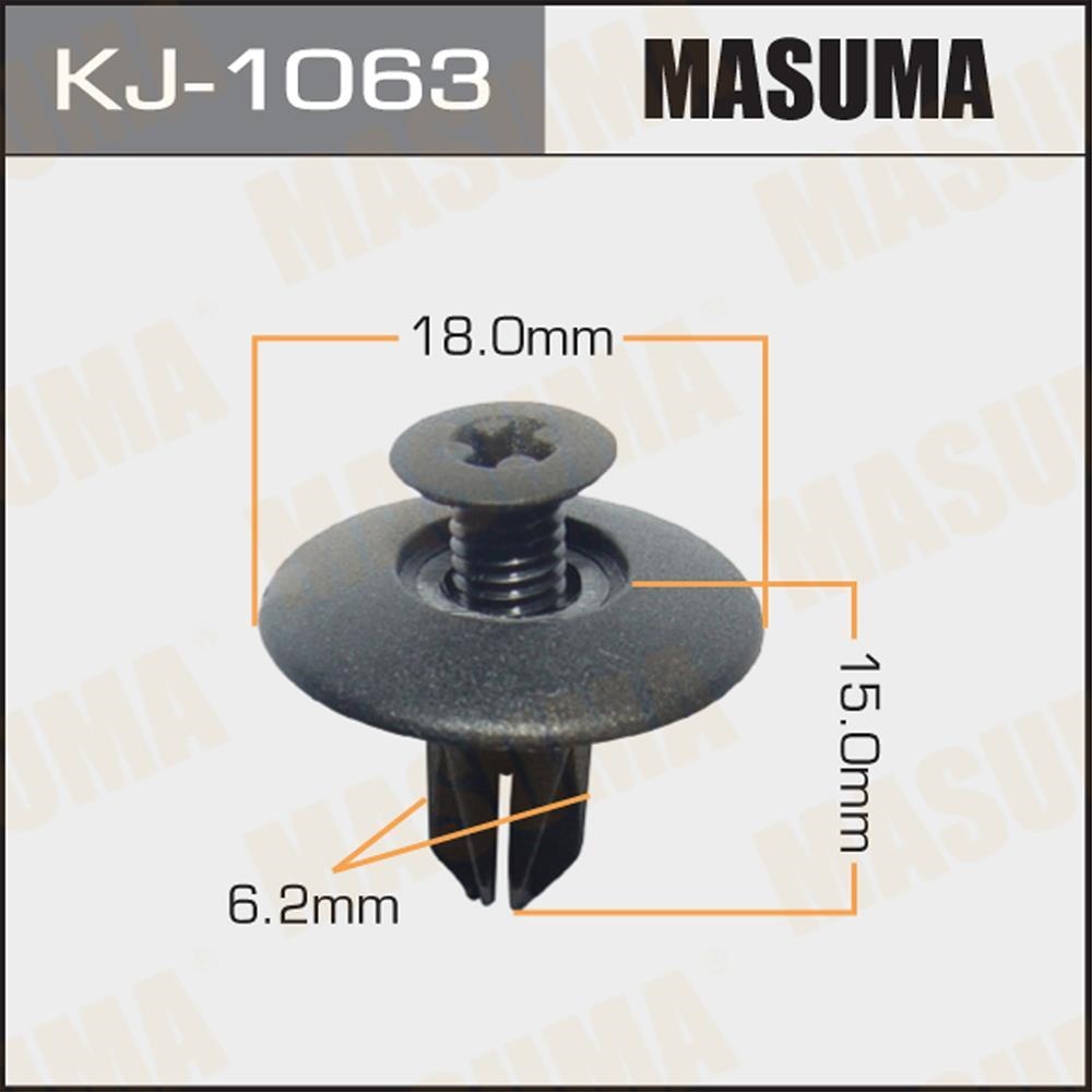 MASUMA KJ1063 Клипса автомобильная (автокрепеж)