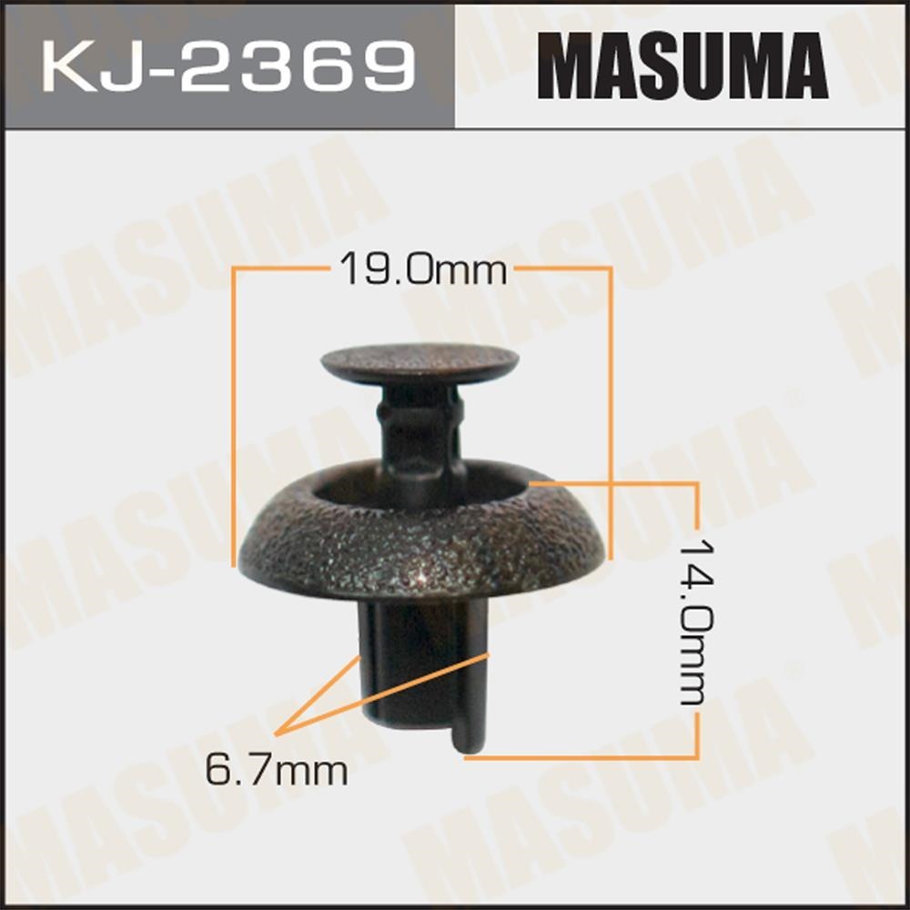 MASUMA KJ2369 Клипса автомобильная (автокрепеж) TOYOTA CAMRY 06-11/LCP 09-14/LEXUS GS/IS/LS