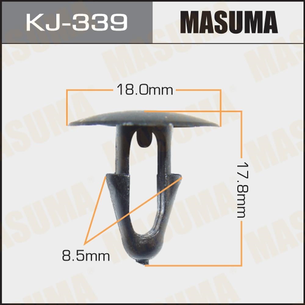 MASUMA KJ339 Клипса автомобильная (автокрепеж)