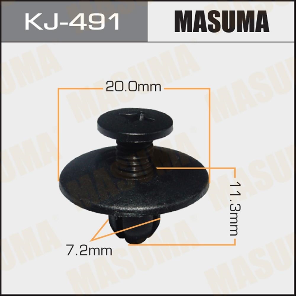MASUMA KJ491 Клипса автомобильная (автокрепеж)