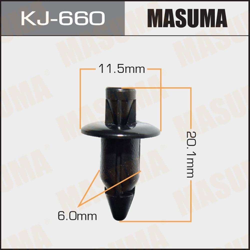 MASUMA KJ660 Клипса автомобильная (автокрепеж)