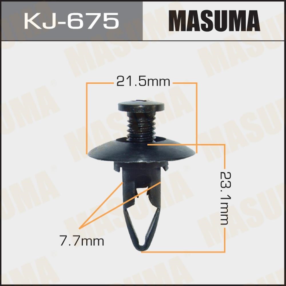 MASUMA KJ675 Клипса автомобильная (автокрепеж)