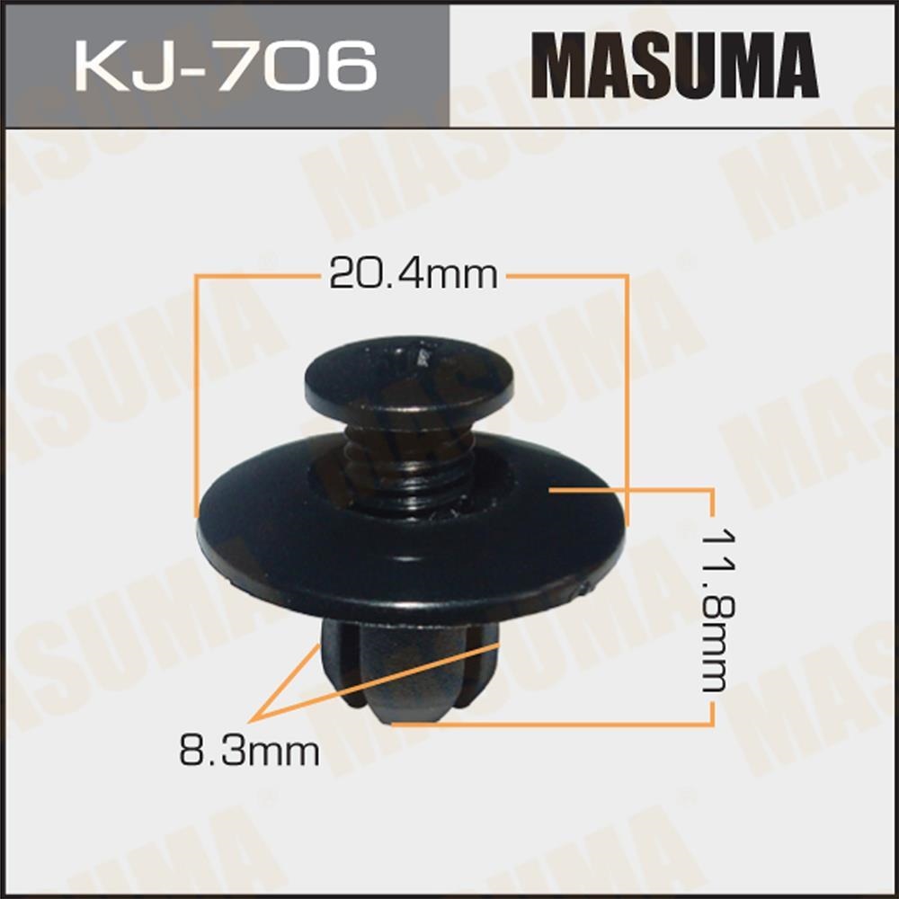 MASUMA KJ706 Клипса автомобильная (автокрепеж)