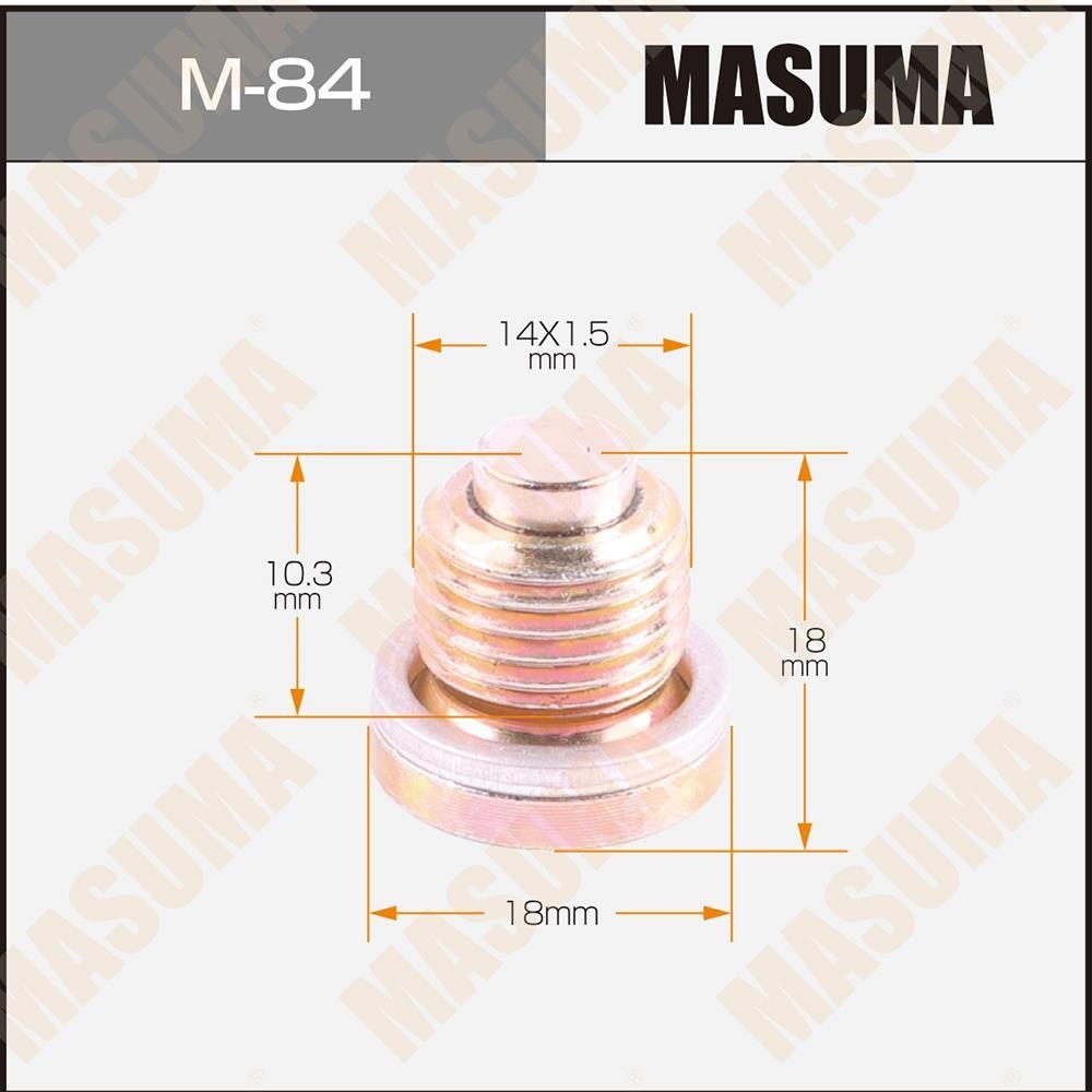 MASUMA M84 Болт поддона сливной 14X1.5мм. С магнитом VAG