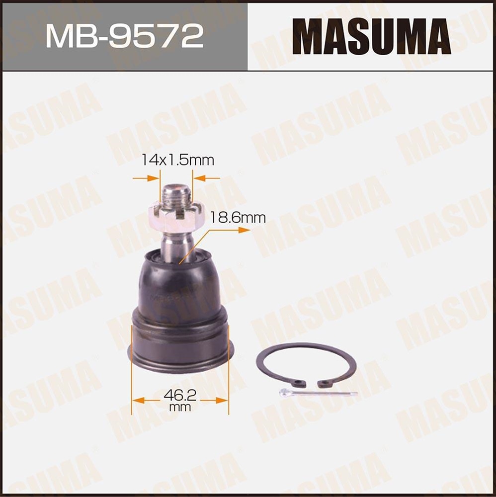 MASUMA MB9572 Опора шаровая L/R