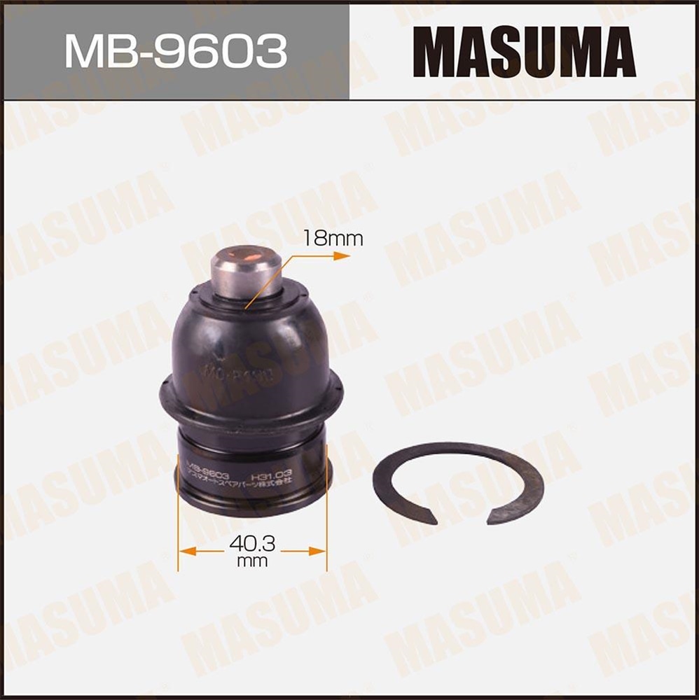 MASUMA MB9603 Опора шаровая L/R