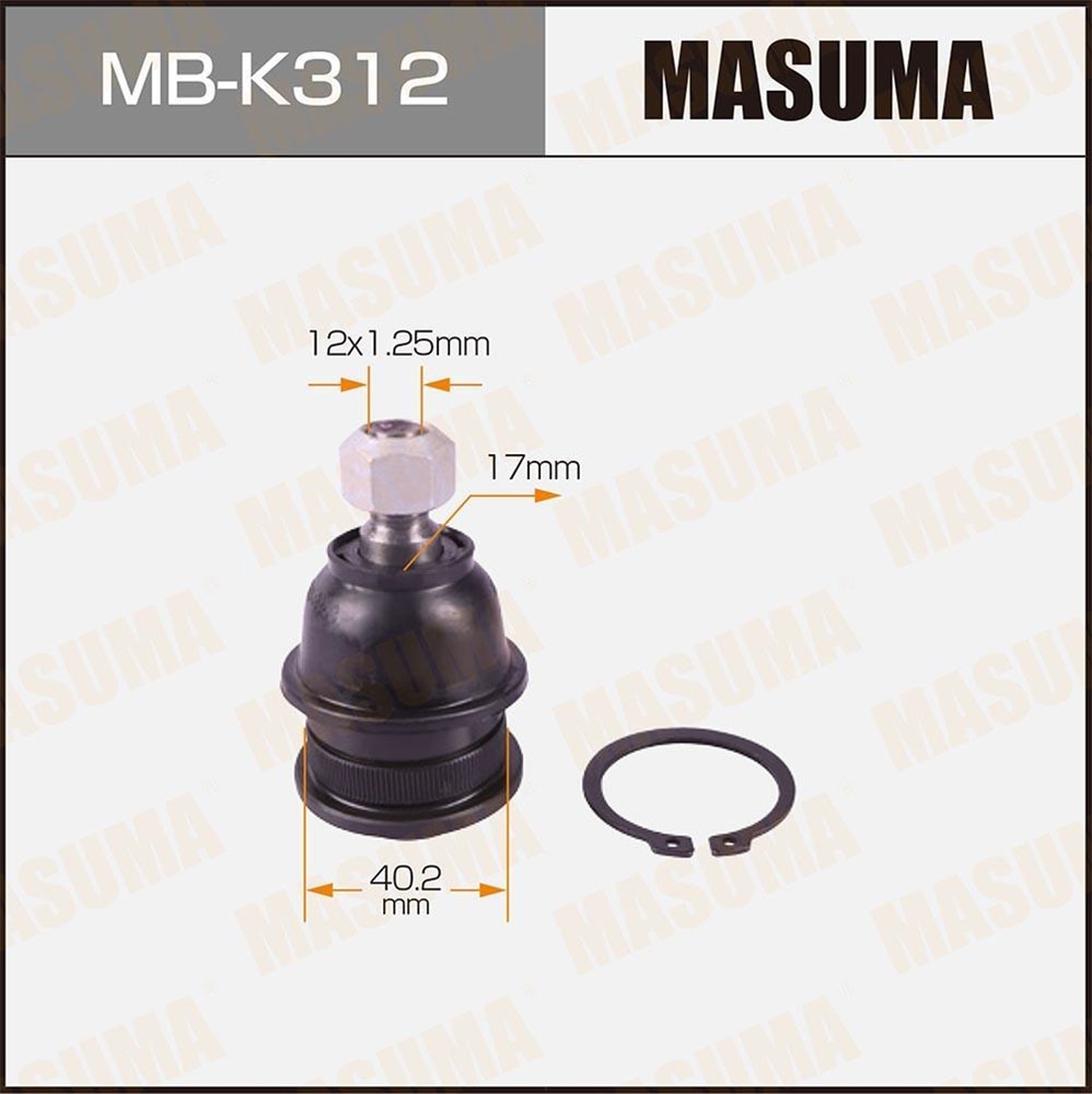 MASUMA MBK312 Опора шаровая пер. KIA RIO III, HYUNDAI SOLARIS