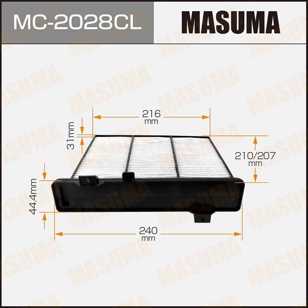 MASUMA MC2028CL Фильтр салонный уголь. MITSUBISHI PAJERO 2000 -