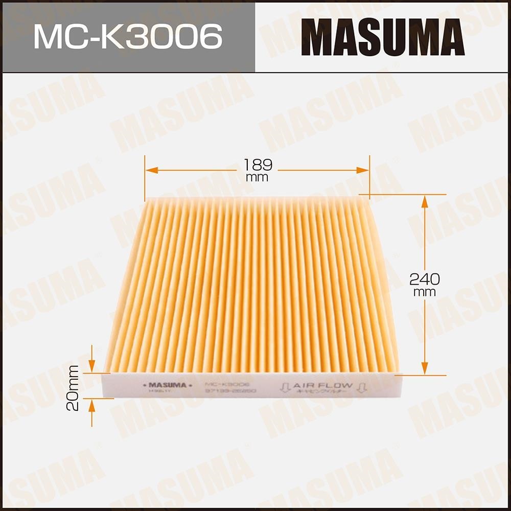 MASUMA MCK3006 Фильтр салонный HYUNDAI TUCSON, KIA SPORTAGE 04 -