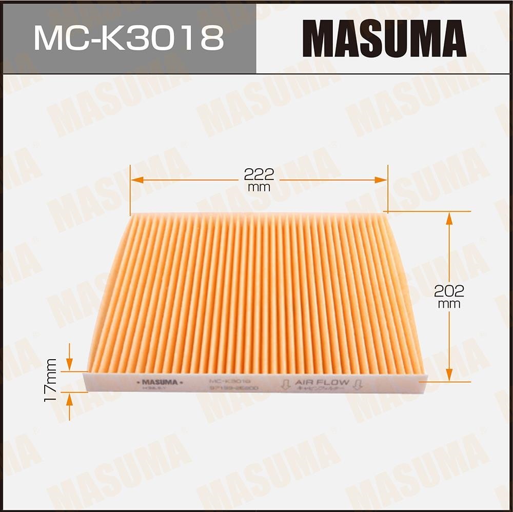 MASUMA MCK3018 Фильтр салонный HYUNDAI TUCSON, KIA SPORTAGE 04 -