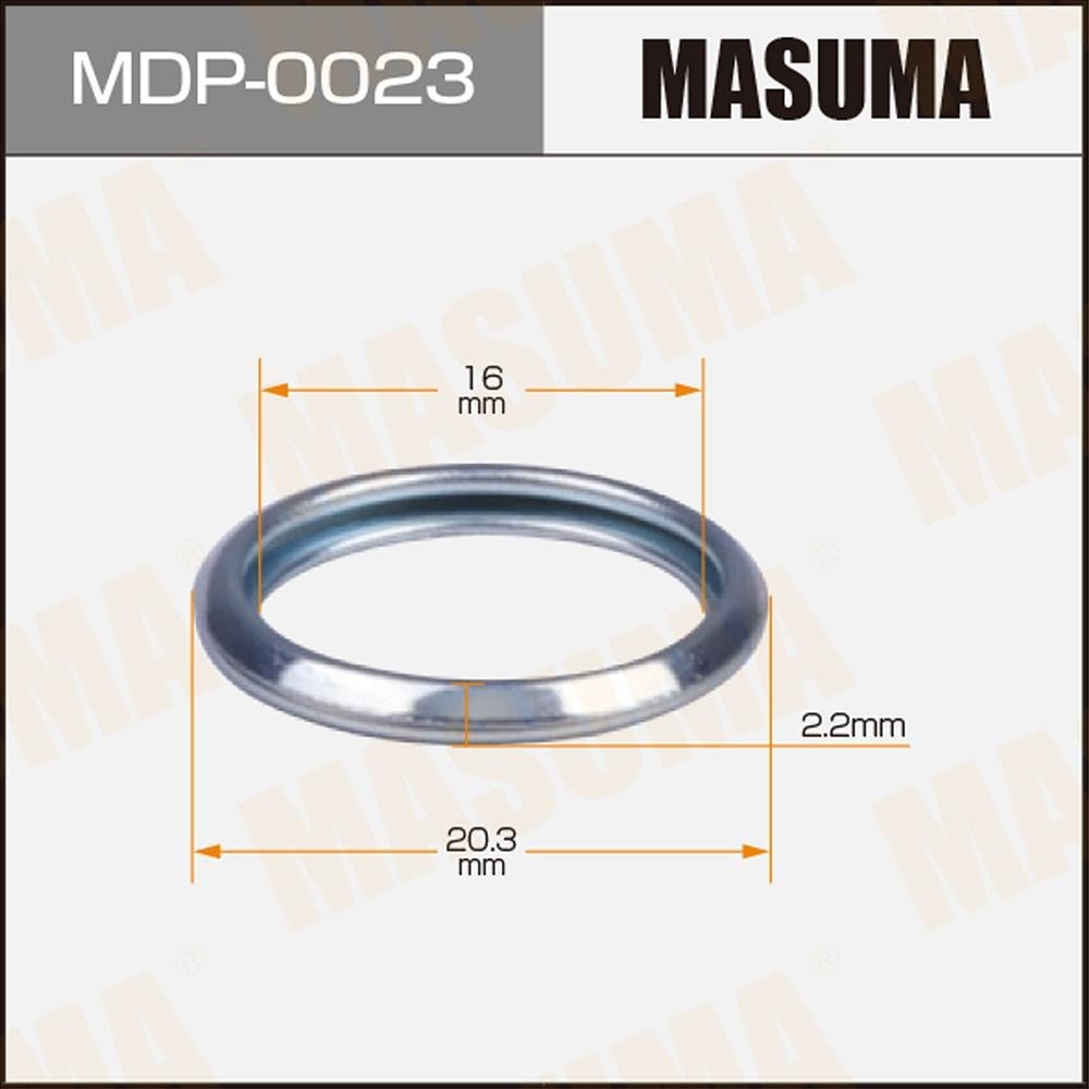 MASUMA MDP0023 Прокладка сливной пробки SUBARU 16X20.3X2.2