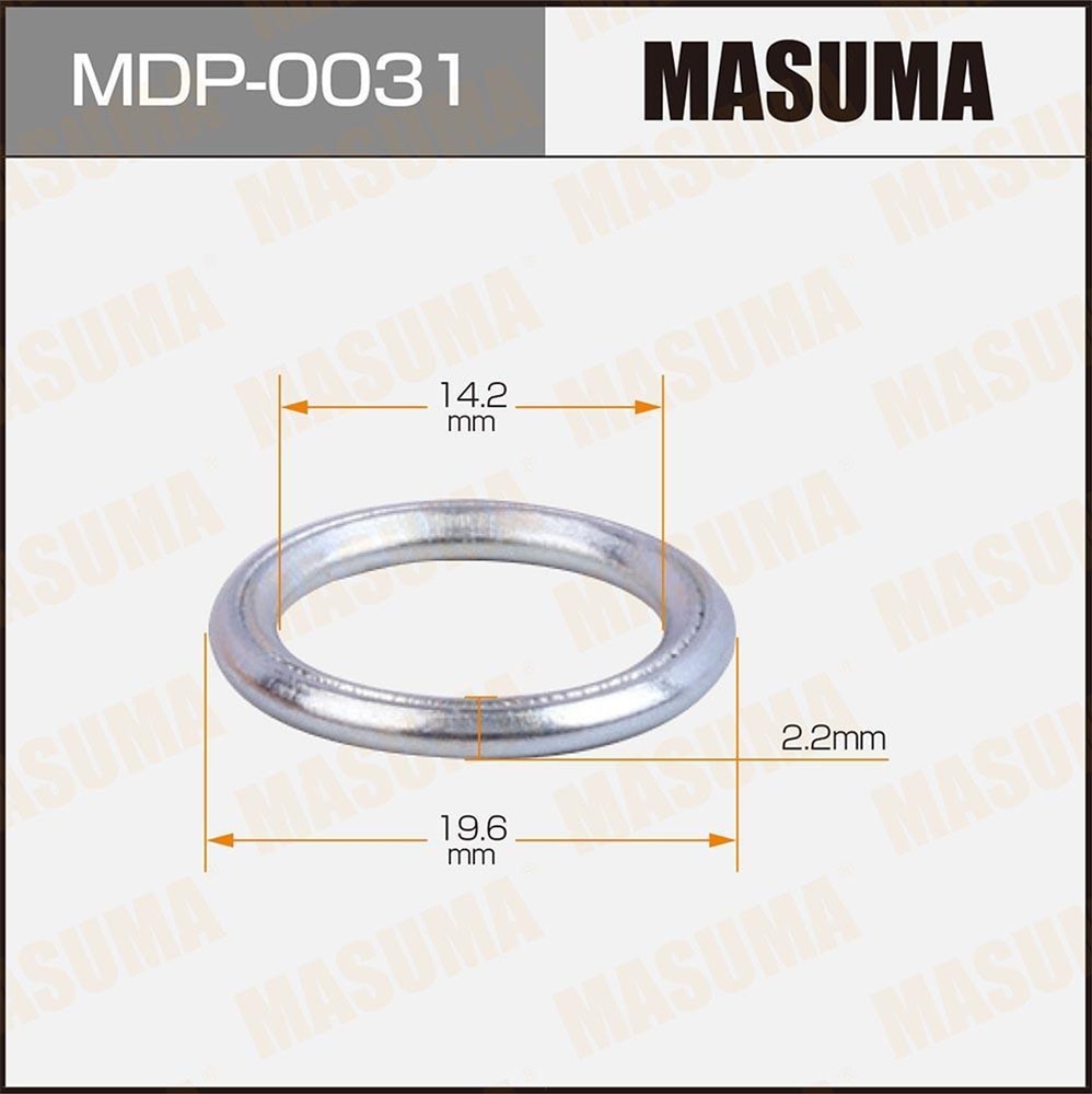 MASUMA MDP0031 Прокладка сливной пробки VAG 14.2X19.6X2.2