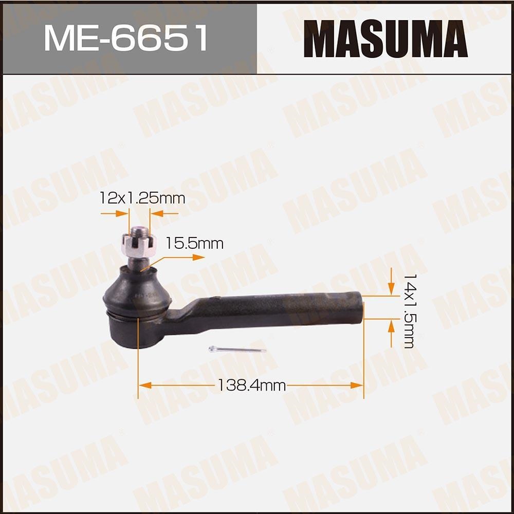 MASUMA ME6651 Наконечник тяги рулевой