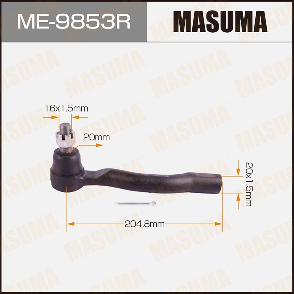 MASUMA ME9853R Наконечник тяги рулевой R
