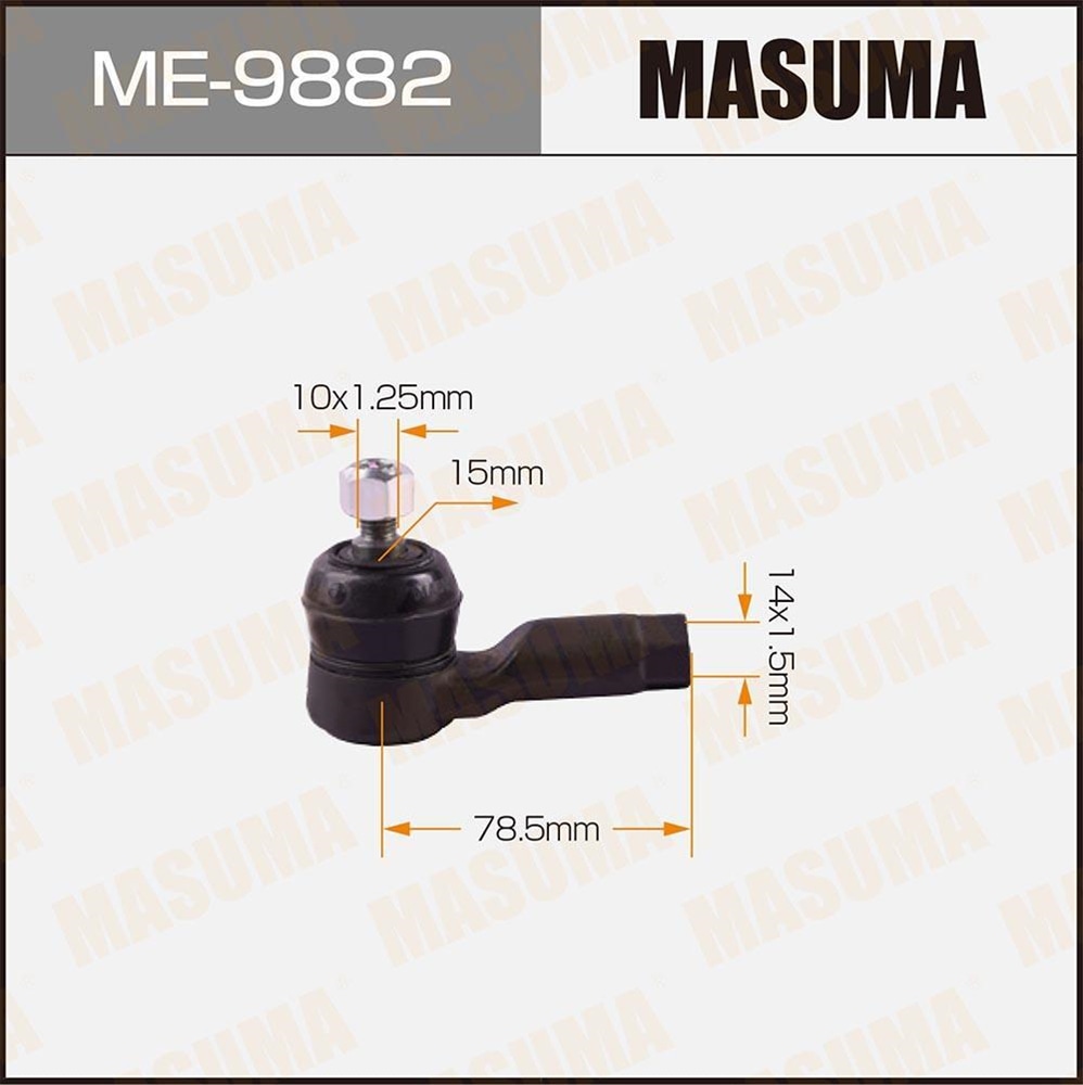 MASUMA ME9882 Наконечник рулевой MITSUBISHI OUTLANDER 07->