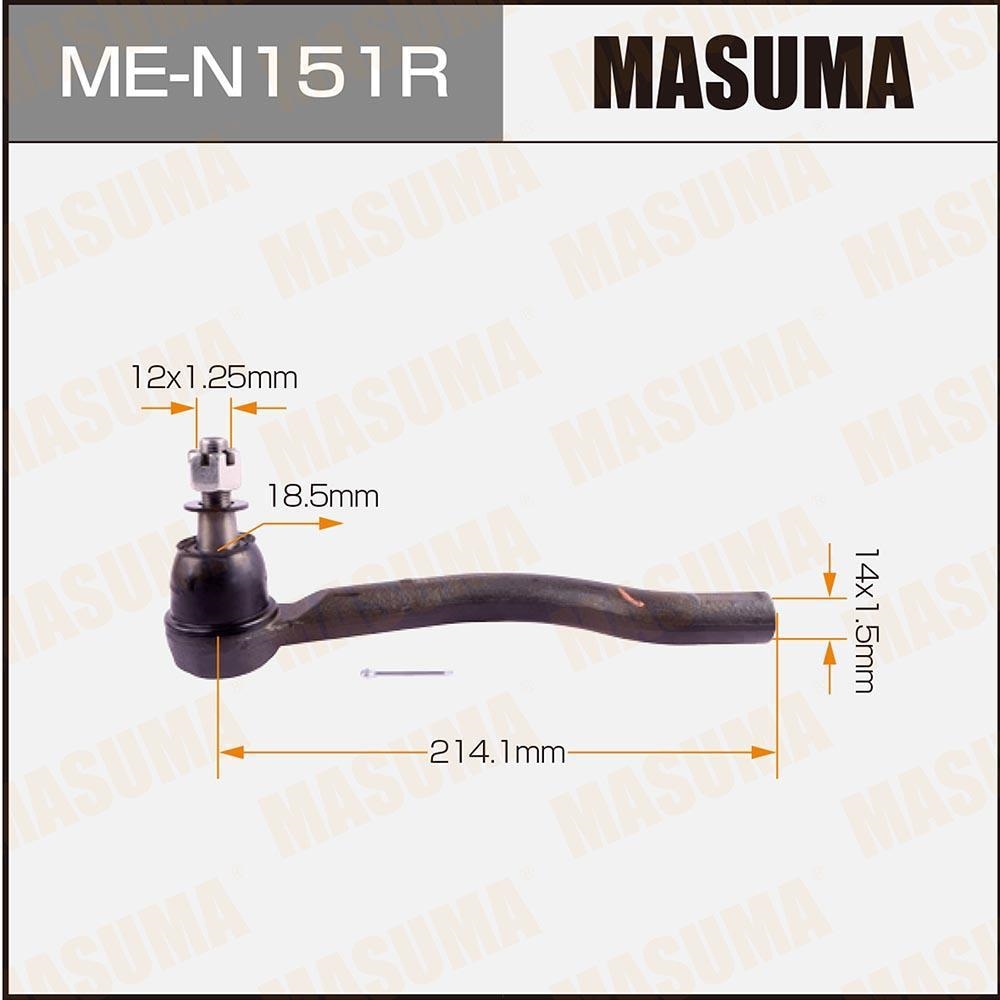 MASUMA MEN151R Наконечник тяги рулевой