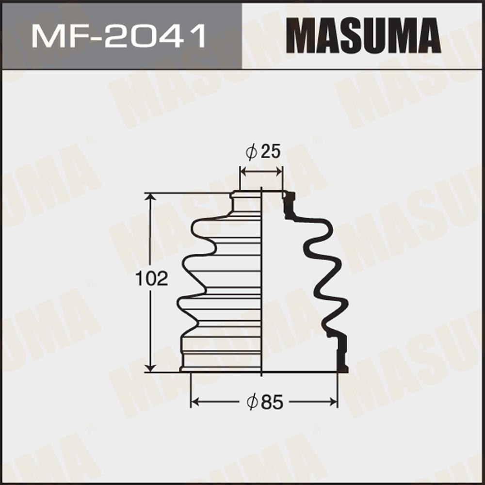 MASUMA MF2041 Пыльник ШРУСа MAZDA 626 85-97, NISSAN SUNNY 90->, TOYOTA CAMRY 91->