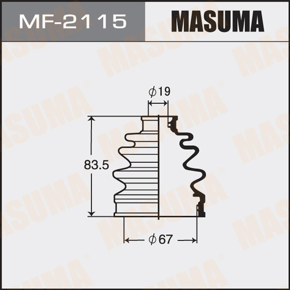MASUMA MF2115 Пыльник шруса пер. наруж.