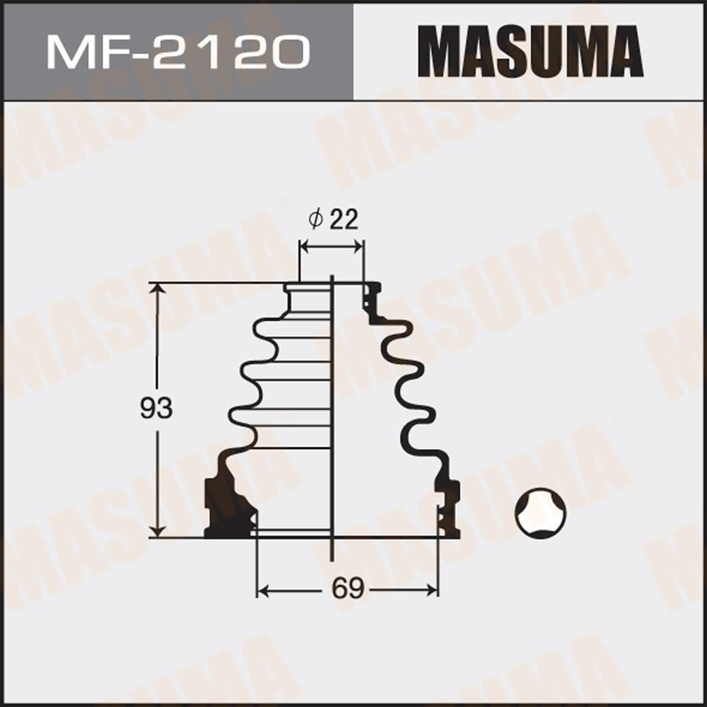 MASUMA MF2120 Пыльник ШРУСа TOYOTA COROLLA AE10, CE10, EE10 91-02