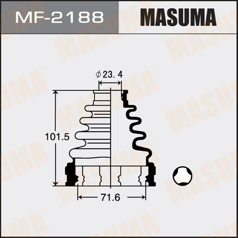 MASUMA MF2188 Пыльник ШРУСа TOYOTA CAMRY ACV3., MCV3. 01-06
