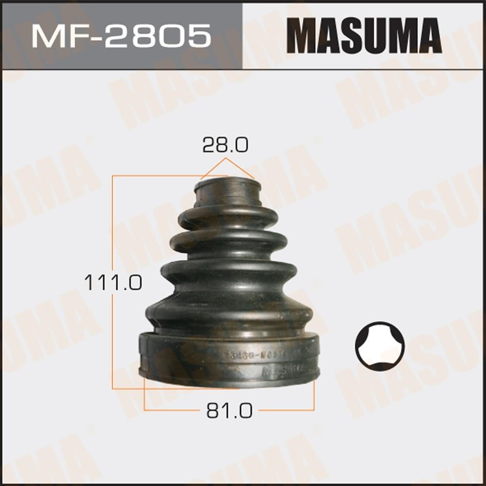 MASUMA MF2805 Пыльник ШРУСа TOYOTA LAND CRUISER PRADO 02-09