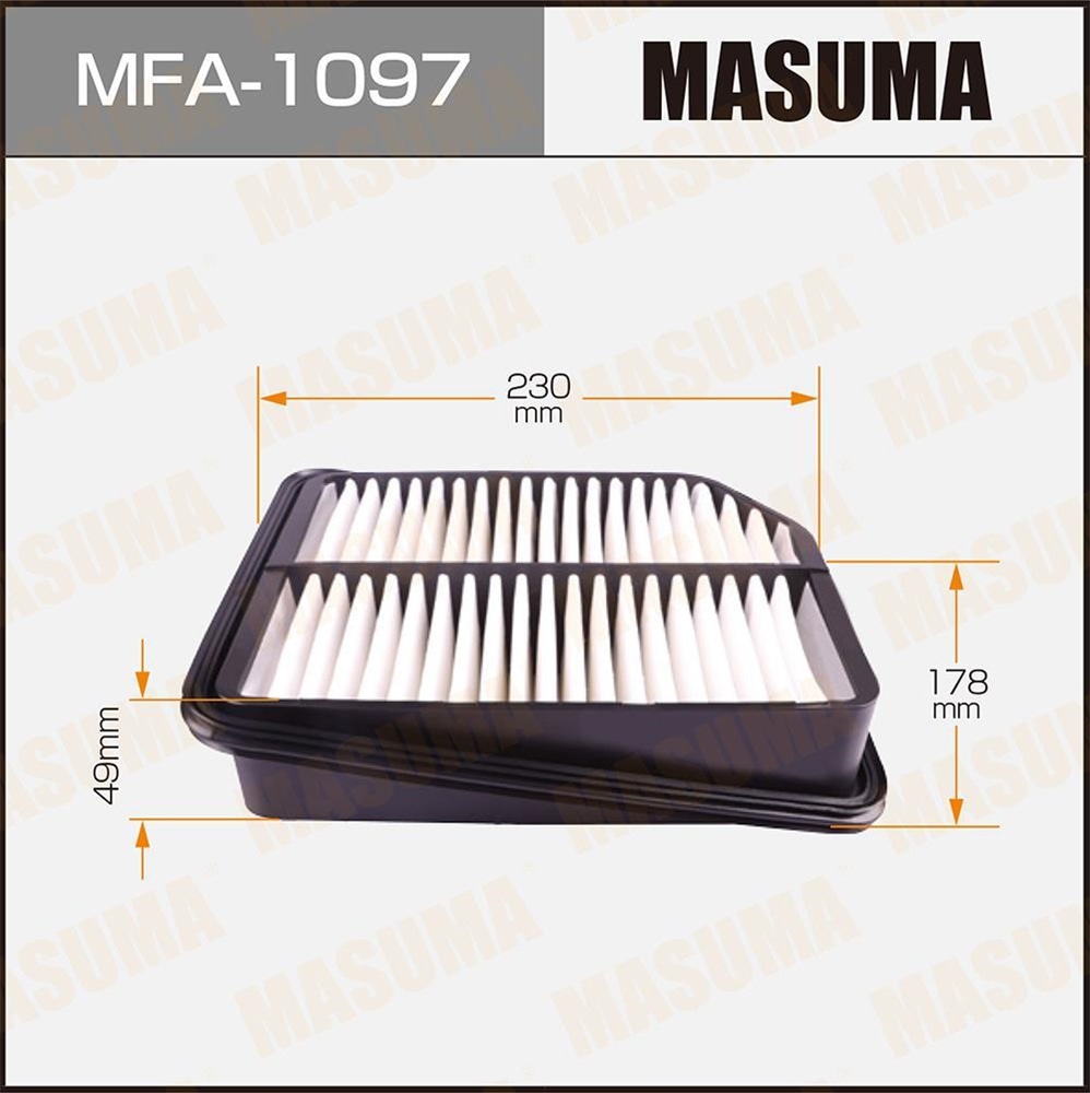 MASUMA MFA1097 Фильтр воздушный SUZUKI GRAND VITARA 1, 6-2, 0 2005-