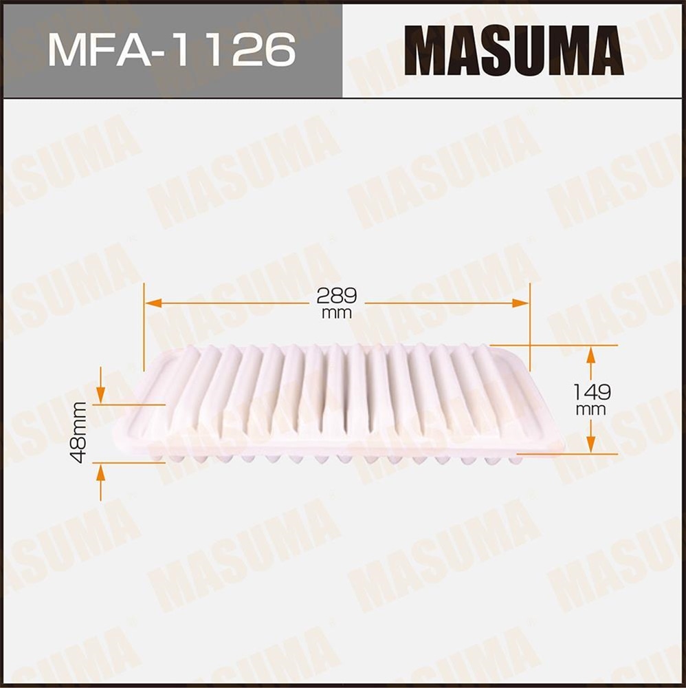 MASUMA MFA1126 Фильтр воздушный TOYOTA AVENSIS, COROLLA 2001-
