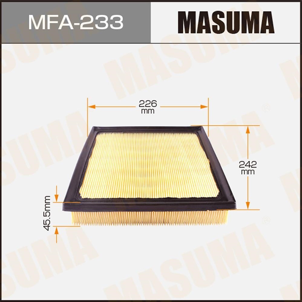 MASUMA MFA233 Фильтр воздушный TOYOTA CAMRY 17-