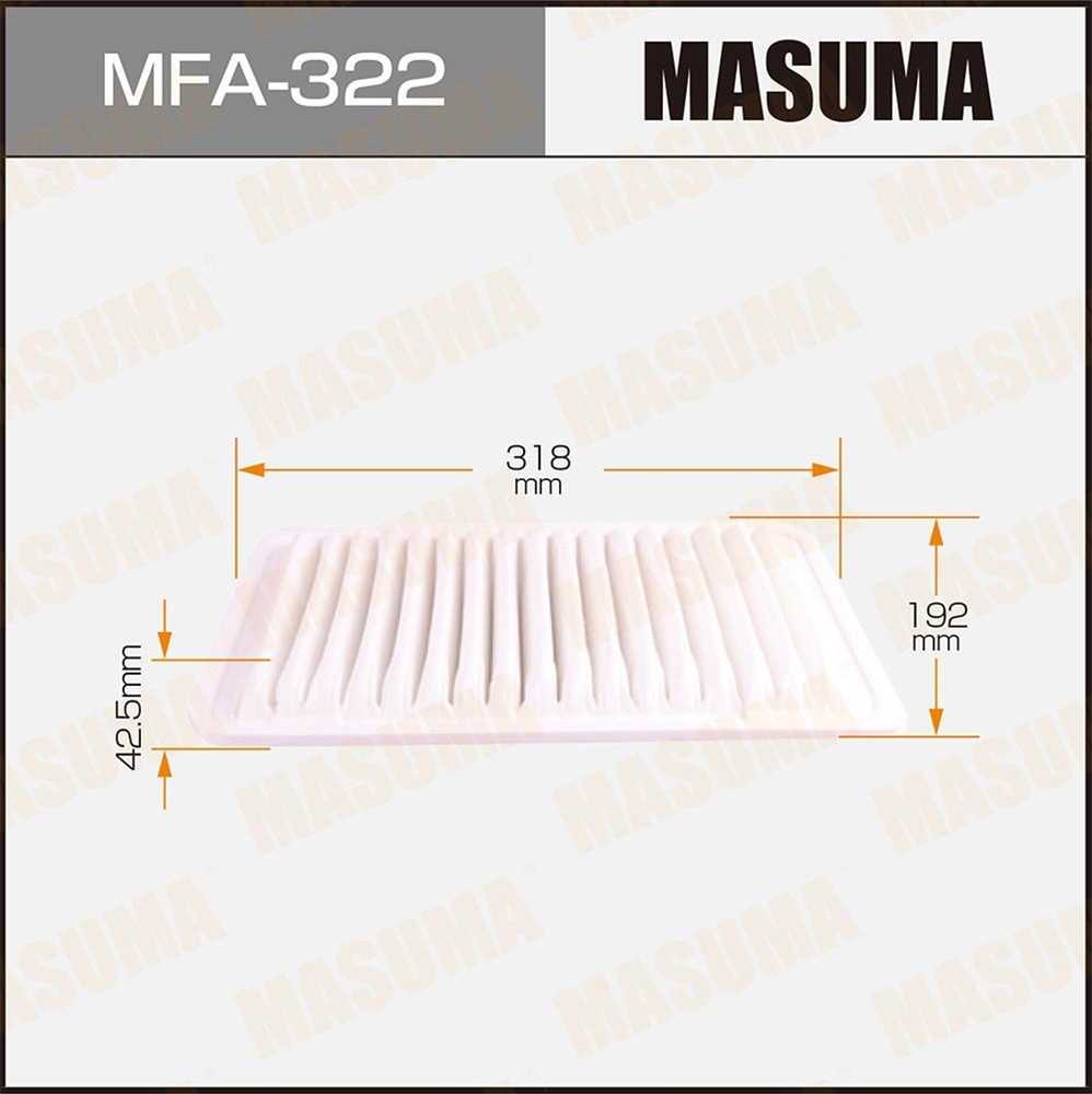 MASUMA MFA322 Фильтр воздушный TOYOTA CAMRY 2.4, 3.0 LEXUS RX 300
